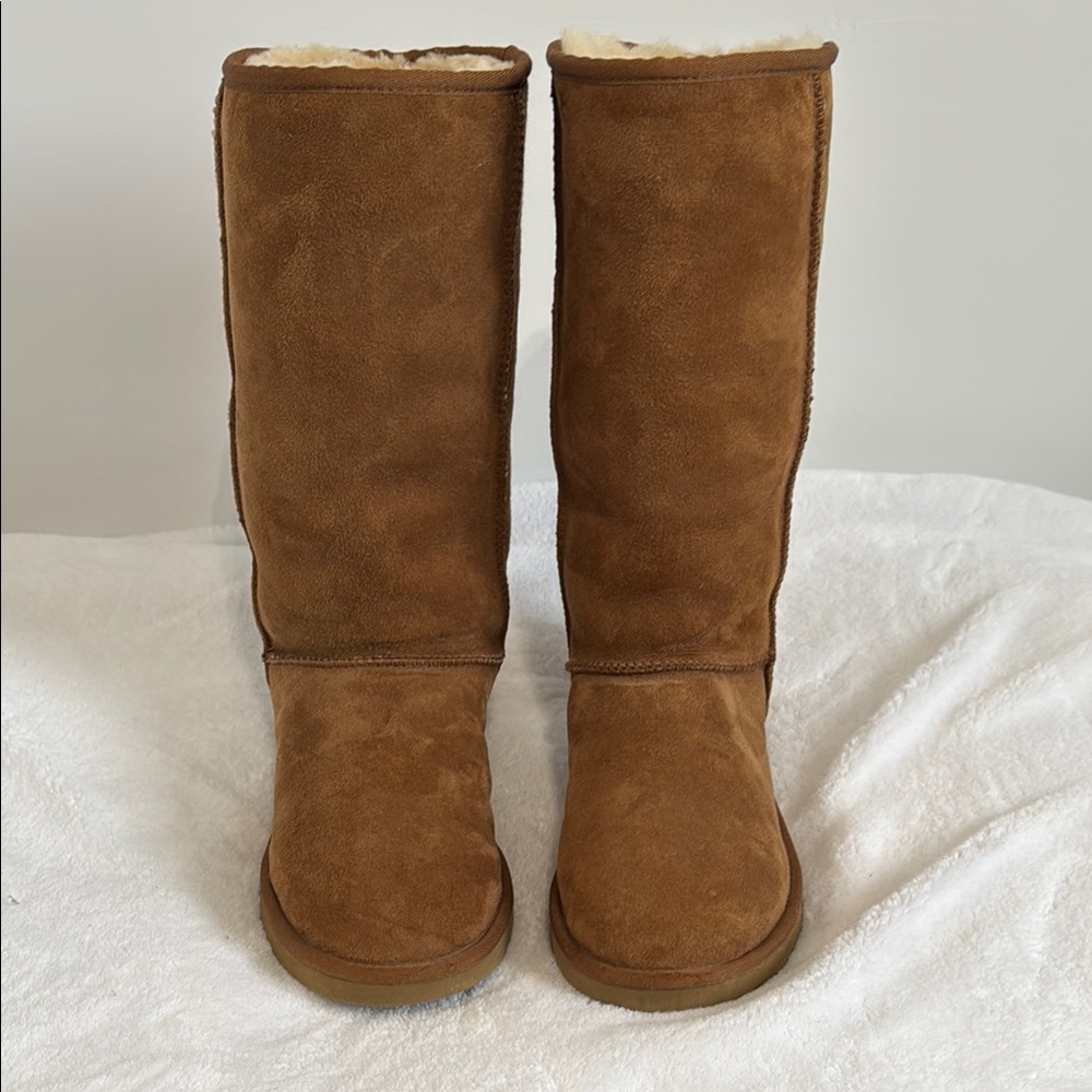 UGG Classic Tall Boots | Chestnut | Shearling Lined - Picture 14 of 16